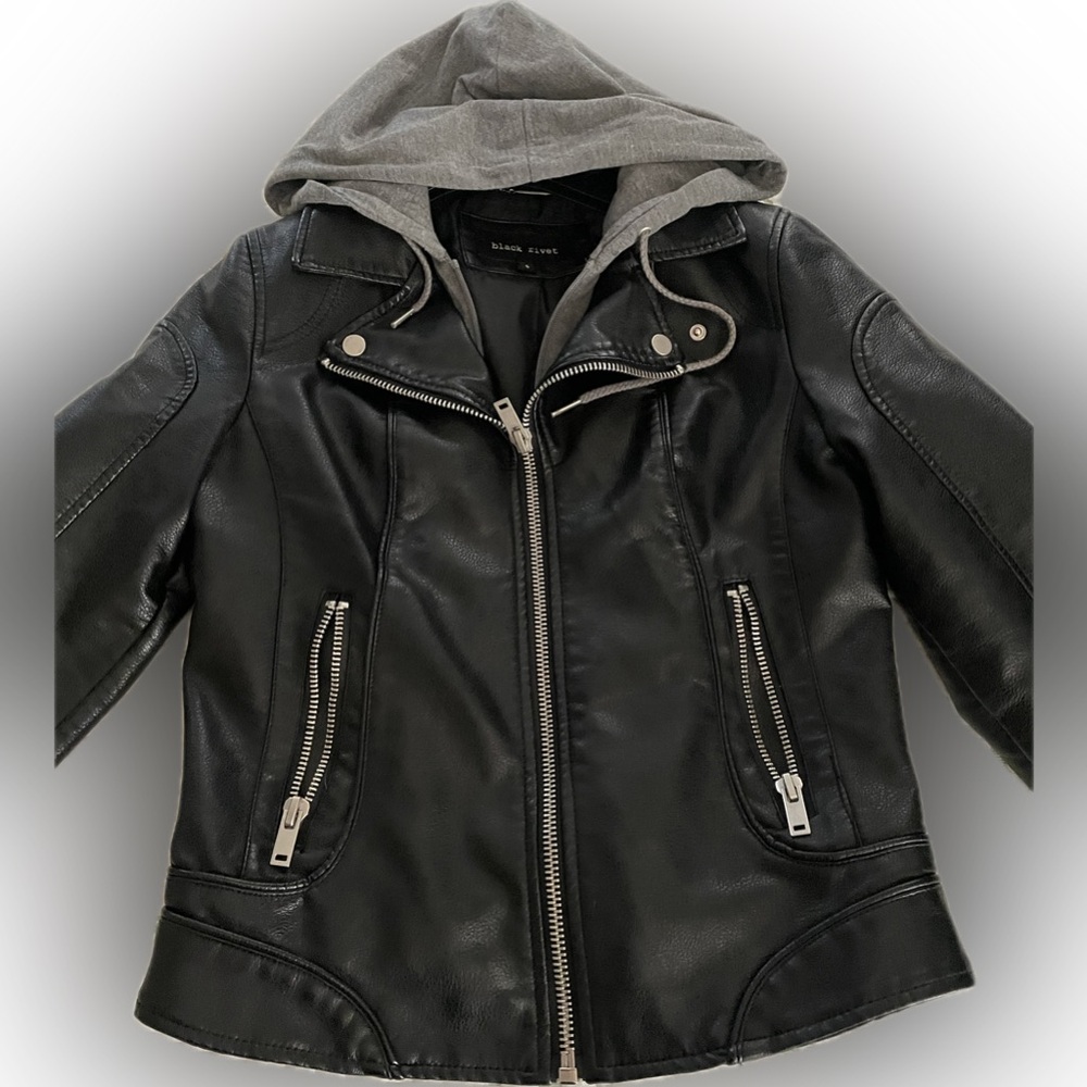 Faux leather jacket